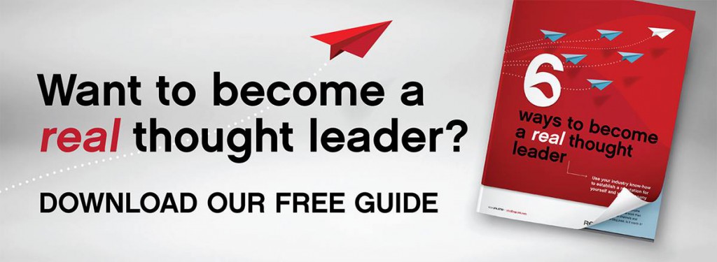 Become a thought leader