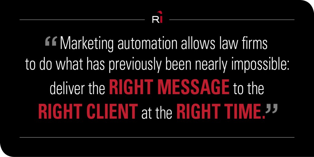 How law firms can use marketing automation to enhance their client experience
