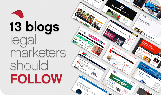 13 blogs legal marketers should follow